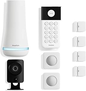 SimpliSafe 9 Piece Wireless Home Security System w/HD Camera - Optional 24/7 Professional