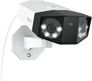 REOLINK Duo 3 PoE 16MP UHD Dual-Lens PoE Security Camera with 180° Panoramic View, Motion 