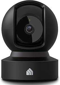 Kasa 1080p Indoor Pan/Tilt Wired Security Camera - Works as a Baby & Pet Monitor, Moti