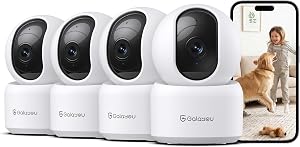 GALAYOU 2K Indoor Cameras for Home Security-Baby/Pet/Dog/Cat Monitor with Phone APP, Wi-Fi
