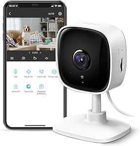 TP-Link Tapo 1080P Indoor Security Camera for Baby Monitor, Dog Camera w/Motion Detection,