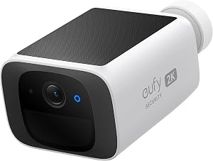 eufy Security SoloCam S220, Solar Security Camera, Wireless Security Camera Outdoor, 2K Re